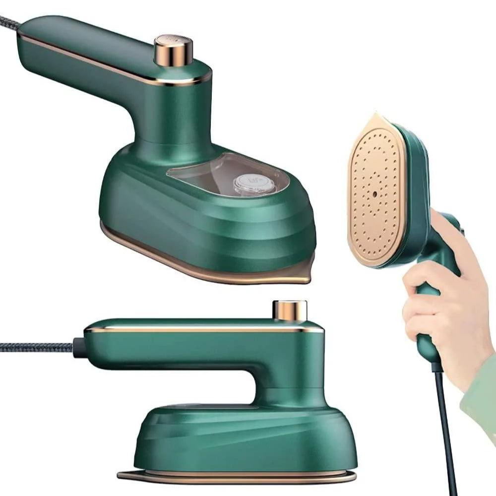 Portable Steam Iron ,Handheld Garment Steamer Fast Heat Wet and Dry Dual Use for Fabric Clothes Home and Travel