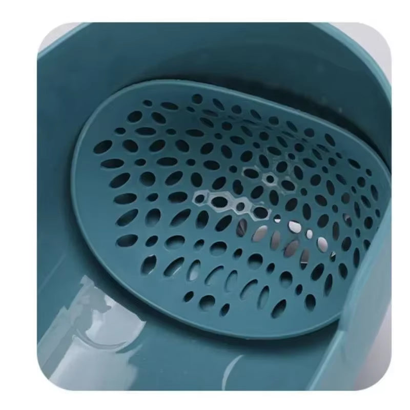 Elephant Drain Basket Multi-Purpose Kitchen Storage Drain Basket Household Fruit and Vegetable Basket Plastic Drain Basket