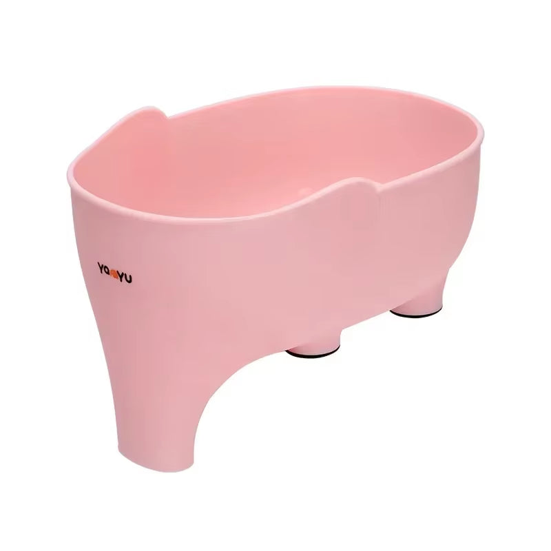 Elephant Drain Basket Multi-Purpose Kitchen Storage Drain Basket Household Fruit and Vegetable Basket Plastic Drain Basket